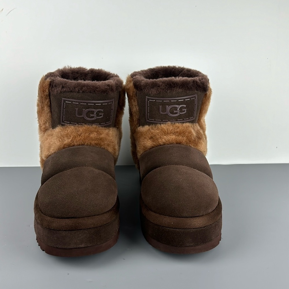 UGG Brown and Tan Winter Boots